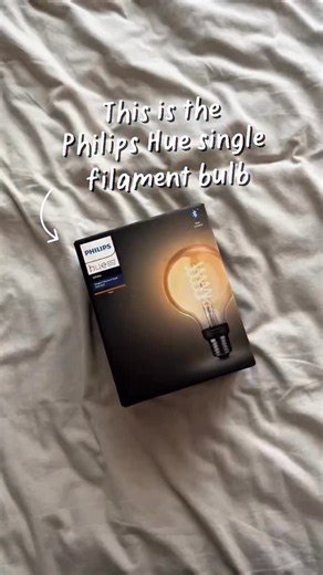 Classic looks, smart glow ✨ The Philips Hue G93 single filament bulb blends vintage style with modern control — from bright functional lighting to a cozy 1% ambient mood, all in one smart bulb. #SmartLighting #PhilipsHue #AmbientLighting | Philips Hue