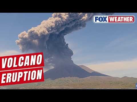Watch: Ash Cloud Erupts From Japanese Volcano