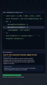 This JS Trick Forces Consistent Rounding (No 1.005 → 1.00) #Shorts