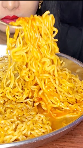Spicy Noodles Mukbang 🔥🌶️ Full Heat Challenge
