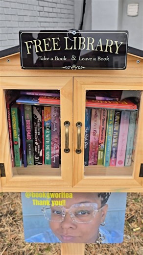 BookLovers\BookVibes\BookObsessed on Instagram: "This Little Free Library continues to remind me why I started. From handwritten notes inside donated books to the very first book drop-off, this space has become a true community hub. Seeing neighbors stop by, share stories, and rediscover the joy of reading is everything I hoped for. This is more than a book exchange—it’s about community, connection, and making reading accessible for everyone. If you’ve visited, donated, or tagged me, thank you. 