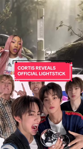 CORTIS reveals their official lightstick!💡 #Cortis #lightstick #hybe @CORTIS