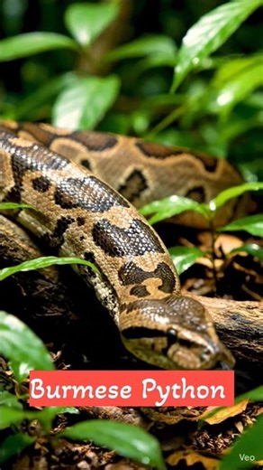 Amazing Burmese Python #python #snake #snakevideo #wildlife #wildanimals