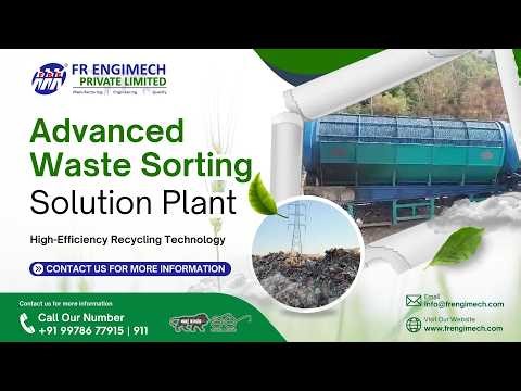 Advanced Waste Sorting Solution Plant Smart MSW Segregation System #WasteManagement #Recycling