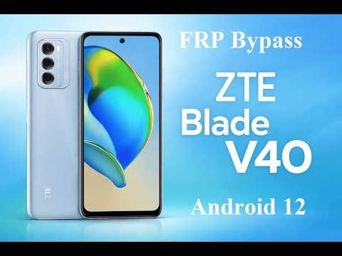 ZTE Blade V40 (ZTE 8046) Remove FRP Bypass. With Unlock Tool 2026. Android 12