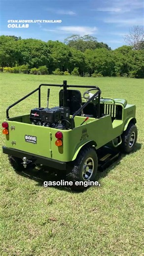 Mini Jeep Lawn Mower! 😍
