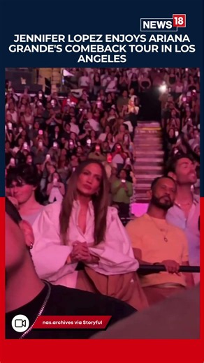 Jennifer Lopez Was Spotted Singing Along In The Crowd During Ariana Grande | N18S
