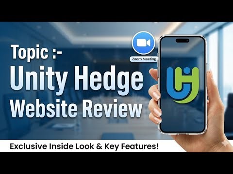 Unity hedge Fund | unity Hedge Technical SESSION | unity hedge kya hai? ‪@UnityHedge_World‬