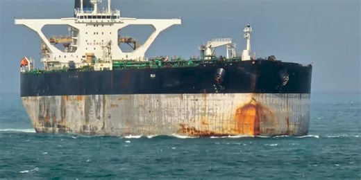 Oil Tanker Pursued by the U.S. Appears to Claim Russian Protection