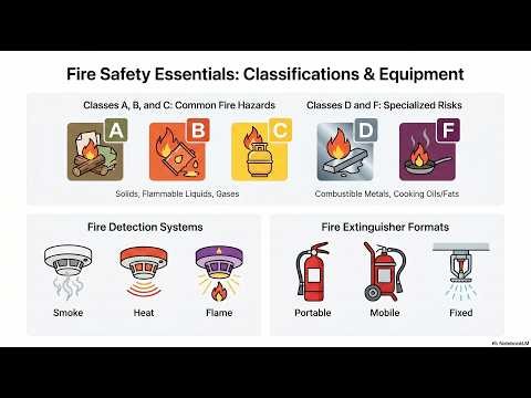 Fire Safety Essentials: Fire Classes & Equipment Explained