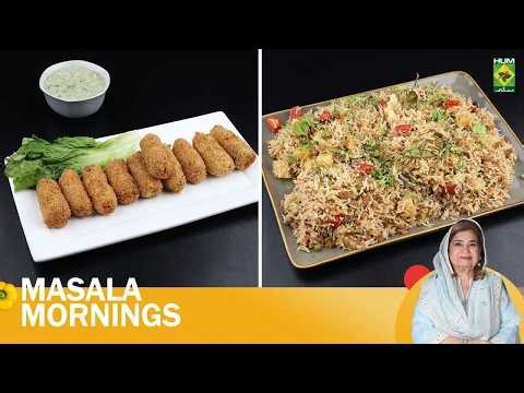 Best of Masala Mornings | Cucumber Mint Raita, Mix Sabzi Cutlets & Qeema Sabzi Pulao | Shireen Anwar