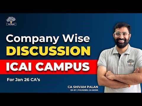 ICAI Campus Company Wise Guidance