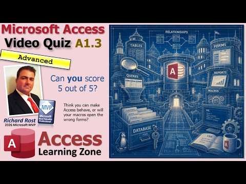 Does a Where Condition Open a Matching Record in Microsoft Access? Video Quiz A1.3