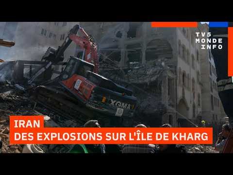 Guerre au Moyen-Orient : Explosions sur l'île de Kharg, en Iran