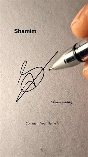 How to sign the letter S? #shorts #signaturestyle #handwritingart