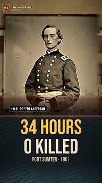 The Civil War’s First Battle Killed No One: Fort Sumter 1861 #shorts