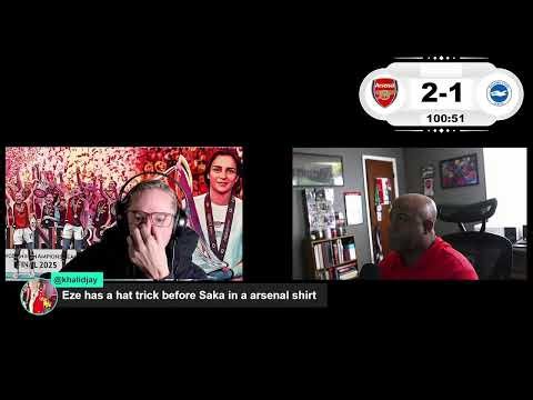ARSENAL VS BRIGHTON LIVE PREMIER LEAGUE WATCHALONG