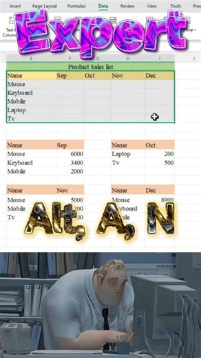 Excel Expert Trick | Create Product Lists Automatically | Office Excel Pro