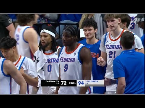 Florida Men's Basketball Highlights | Dartmouth
