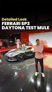 Exploring the Ferrari SP3 Daytona Test Mule #shorts
