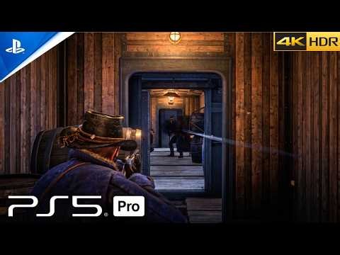 Red Dead Redemption 2 - The Train Robbery | Realistic ULTRA Graphics [PS5 Pro 4K 60FPS HDR]