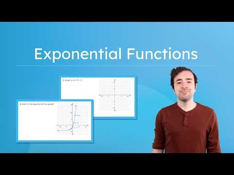 Exponential Functions - Graphing and Writing Exponential Functions