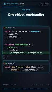 22 React Forms: onSubmit, preventDefault, and Validation | #react #programming #reactforbeginners