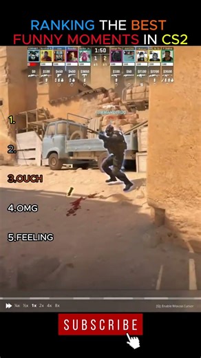 ►Ranking The Best CS2 Funny Moments 😂#shorts #meme #cs2