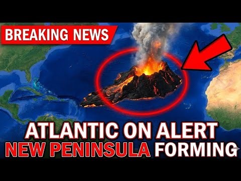 THE MAP IS CHANGING FOREVER Underwater Eruption Creates New Peninsula—