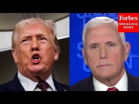 JUST IN: Former VP Mike Pence Criticizes Trump Threats To Levy Tariffs On NATO Allies Over Greenland