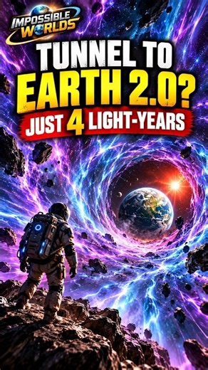 TUNNEL TO EARTH 2.0?JUST 4 LIGHT-YEARS |Impossible Worlds| Real Science #universe #space #blackhole