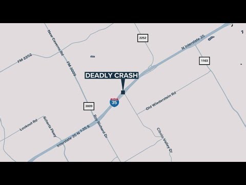 Driver killed in crash along I-35 in Schertz, police say