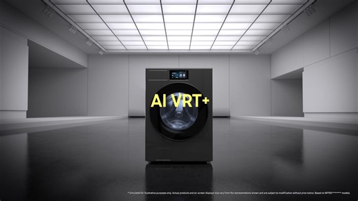 Get your clothes washed without worrying about waking up your loved ones. The AI VRT technology of Bespoke AI Washer features an AI-powered algorithm that intelligently detects and adapts to different floor types for smoother, quieter operation. Learn more: http://spr.ly/MY_BespokeAI-Front-Load-Washer-25kg_fb #BespokeAI #SamsungBespoke #BespokeAIWasher #BespokeAILaundry #SmartLaundry #SmartWasher #LargeCapacityWasher | Samsung