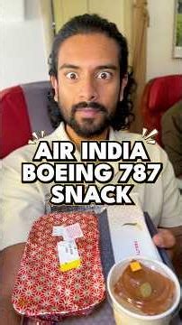 Everything I Ate On Air India’s Boeing 787 Dreamliner! ✈️