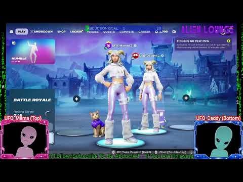 👽The Aliens Play Blitz, BR ZB👽 Fortnite | PS5 Duos Split Screen👽