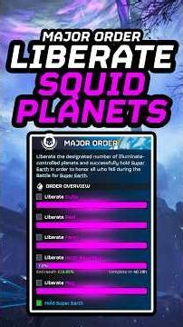 Major Order to Liberate Squid-Controlled Planets