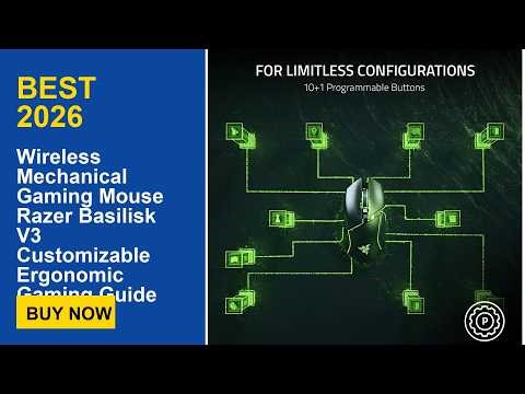 Wireless Mechanical Gaming Mouse Razer Basilisk V3 Customizable Ergonomic Gaming Guide