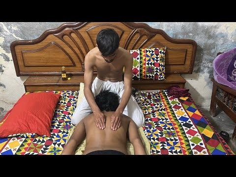 Deep Relaxing Full Body Massage | Chest, Back, Shoulders & Hands Therapy