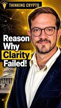🚨 ELIZABETH WARREN GAVE THE ORDER TO STOP THE CLARITY ACT! | J. W. Verret