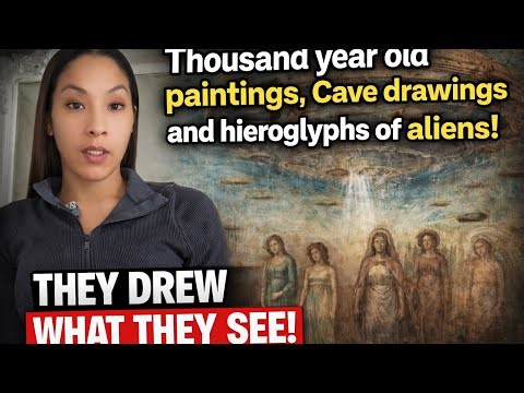 Thousand year old Alien paintings, Cave drawings and hieroglyphs of aliens!They drew what they see!