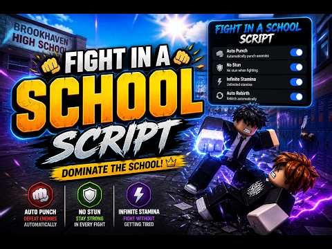 🔥 FREE Fight In A School Script 2026 (KEYLESS) | Kill Aura, Auto Farm, Hitbox (PC & Mobile)