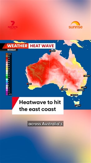 Australia's east coast is set to swelter this week as a heatwave sends temperatures above 40C. #heatwave #weather #hotweather #heat #australia | 7NEWS Sydney