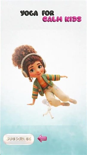 yoga for calm kids, mindful yoga for kids bedtime, peaceful yoga for children, calm & relax yoga