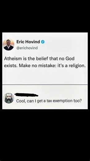 is atheism really a religion? 🤔 | Subscribe for more #motivation 😊👍