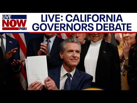 LIVE NOW: Who will replace Newsom? California governor debate
