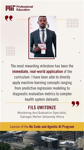 Applying ML to Health Data: Fils's MIT No Code and Agentic AI Story