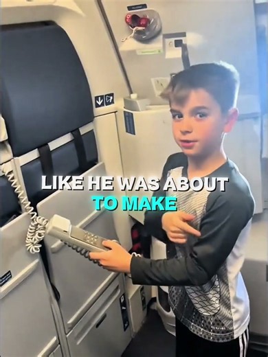 Little Boy’s Adorable Plane Announcement! ✈️🥹
