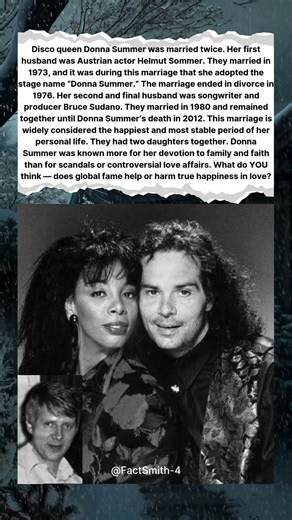 🎤 DONNA SUMMER: FIRST HUSBAND, MARRIAGES & LOVE LIFE 💃