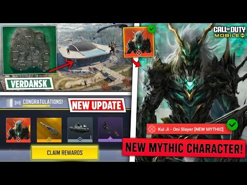 *NEW* Mythic Kui Ji Character | Verdansk BR Map [Biggest Update] + New Vehicle & More! CODM