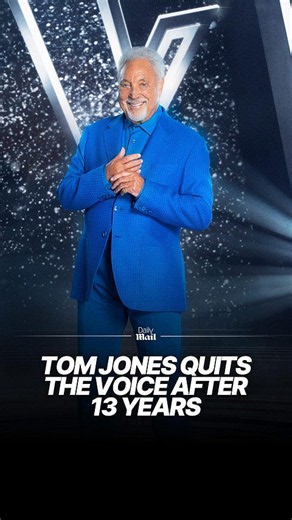 Sir Tom Jones quits The Voice after 13 years as judge